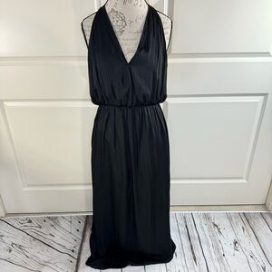 Anthropology dRA Los Angeles Black Maxi Dress Large NWT